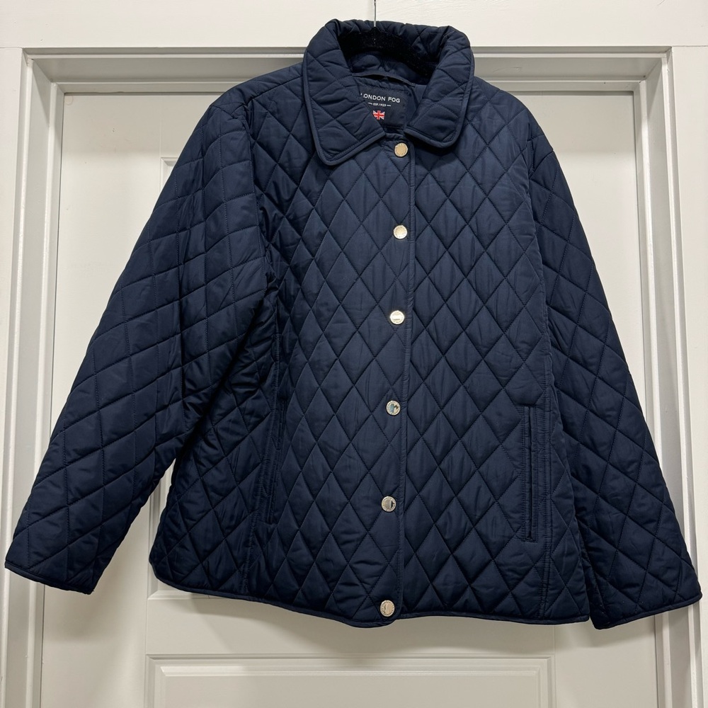 London Fog quilted jacket